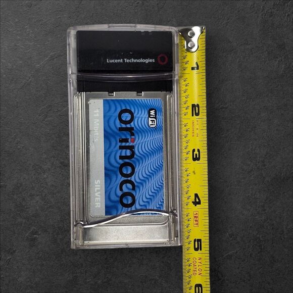 Lucent Orinoco Silver PC24E-H-FC Wi-Fi PCMCIA Card Vintage Wireless 802.11b - Picture 5 of 6